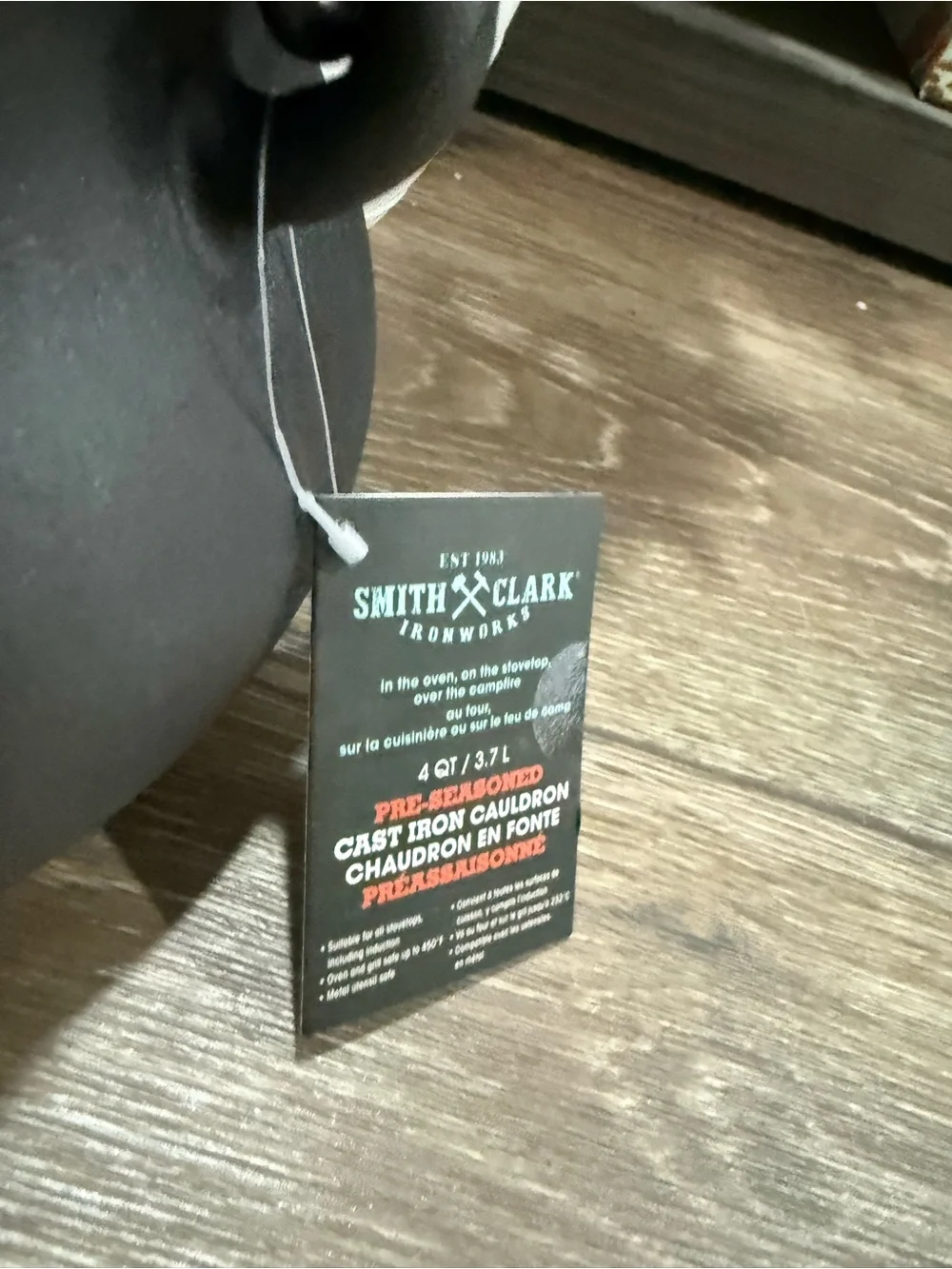 Smith & Clark Green Cast Iron Cauldron- VIRAL NWT